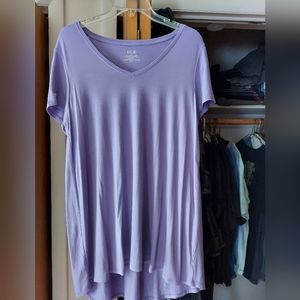 Lavender Tunic top size L